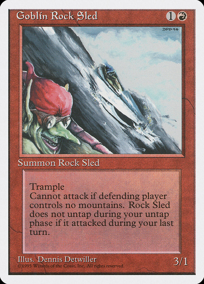 Goblin Rock Sled [Fourth Edition] - Magic: The Gathering - Card Brawlers | Quebec | Canada |