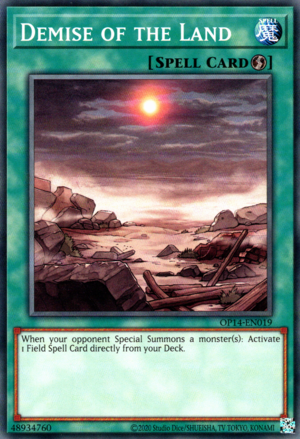 Demise of the Land [OP14-EN019] Common - Yu-Gi-Oh! - Card Brawlers | Quebec | Canada |