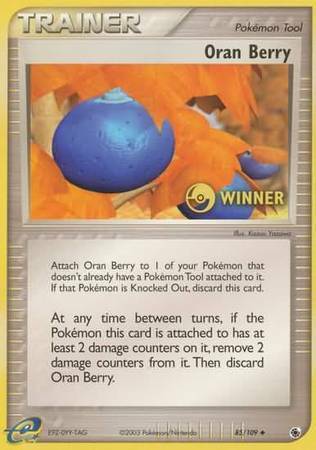 Oran Berry (85/109) (Winner) [EX: Ruby & Sapphire] - Pokémon - Card Brawlers | Quebec | Canada |