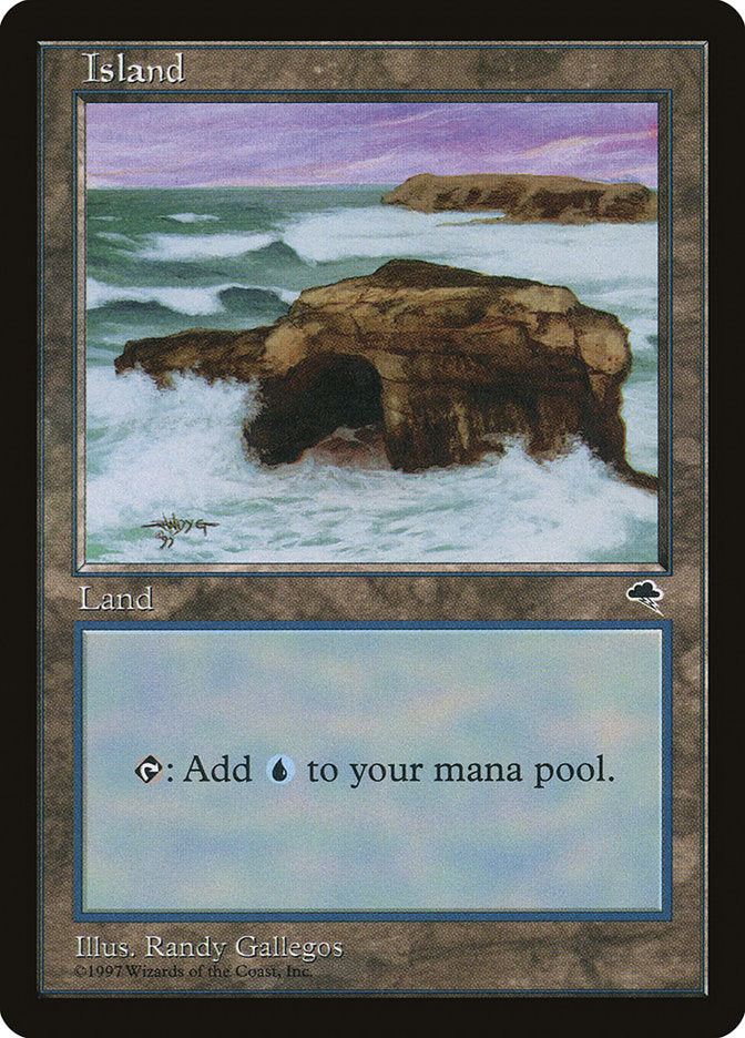 Island (Signature on Left) [Tempest] - Magic: The Gathering - Card Brawlers | Quebec | Canada |