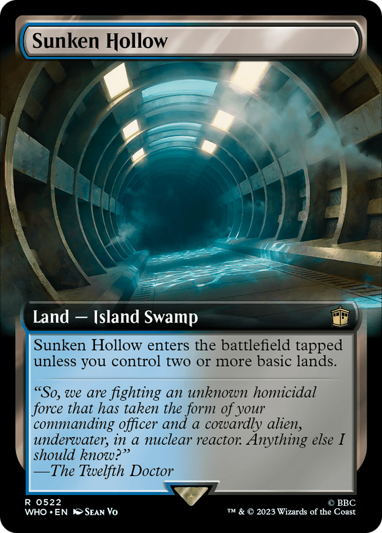 Sunken Hollow (Extended Art) [Doctor Who] - Magic: The Gathering - Card Brawlers | Quebec | Canada |
