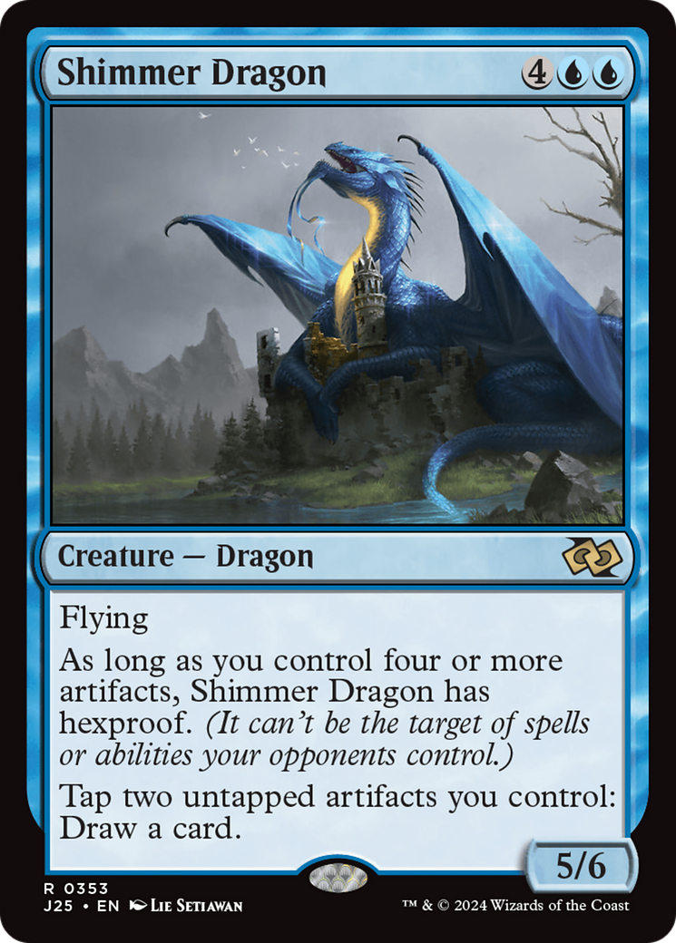 Shimmer Dragon [Foundations Jumpstart] - Magic: The Gathering - Card Brawlers | Quebec | Canada |