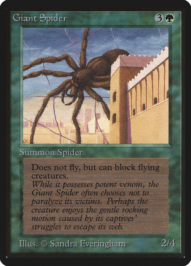 Giant Spider [Beta Edition] - Magic: The Gathering - Card Brawlers | Quebec | Canada |