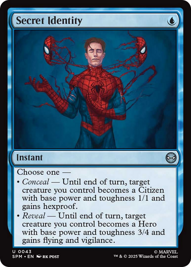 Secret Identity [Marvel's Spider-Man] - Magic: The Gathering - Card Brawlers | Quebec | Canada |
