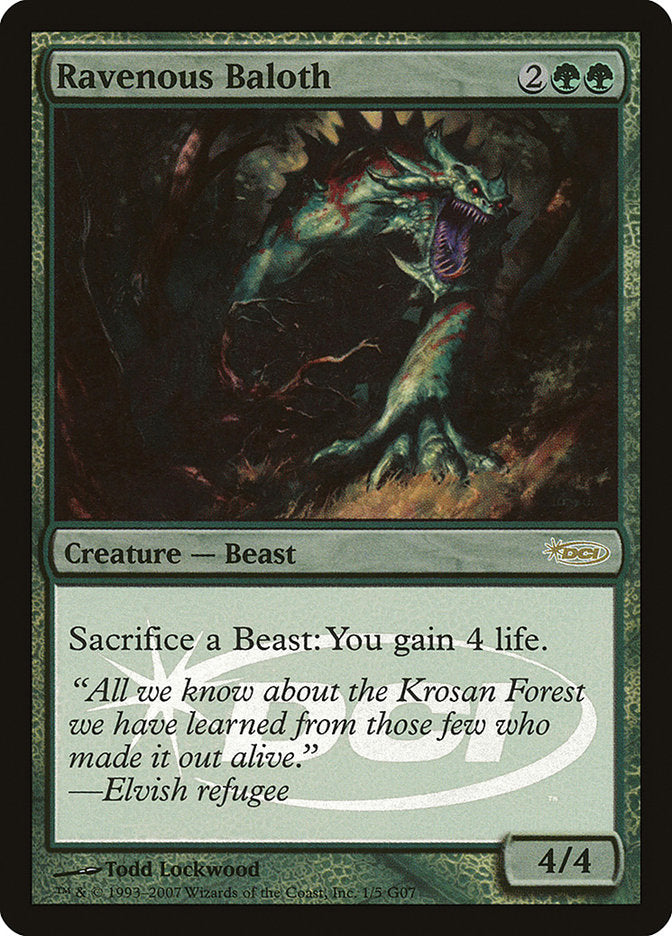 Ravenous Baloth [Judge Gift Cards 2007] - Magic: The Gathering - Card Brawlers | Quebec | Canada |