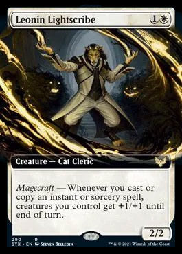 Leonin Lightscribe (Extended Art) [Strixhaven: School of Mages] - Magic: The Gathering - Card Brawlers | Quebec | Canada |
