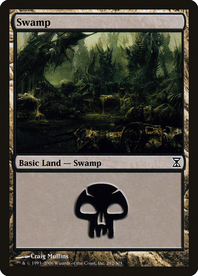 Swamp (292) [Time Spiral] - Magic: The Gathering - Card Brawlers | Quebec | Canada |