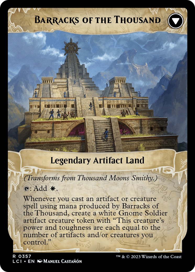 Thousand Moons Smithy // Barracks of the Thousand [The Lost Caverns of Ixalan Prerelease Cards] - Magic: The Gathering - Card Brawlers | Quebec | Canada |
