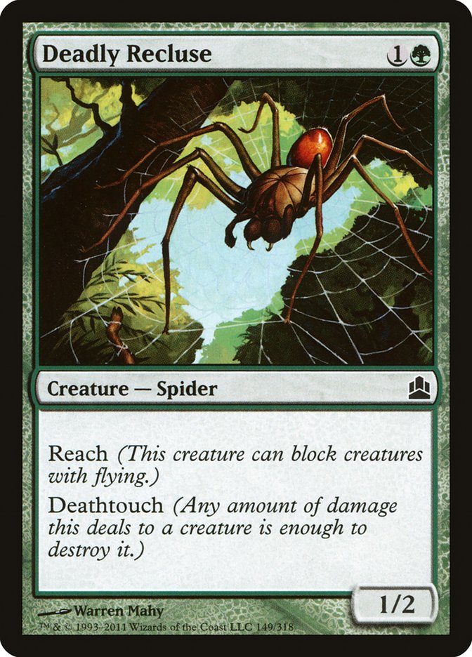Deadly Recluse [Commander 2011] - Magic: The Gathering - Card Brawlers | Quebec | Canada |