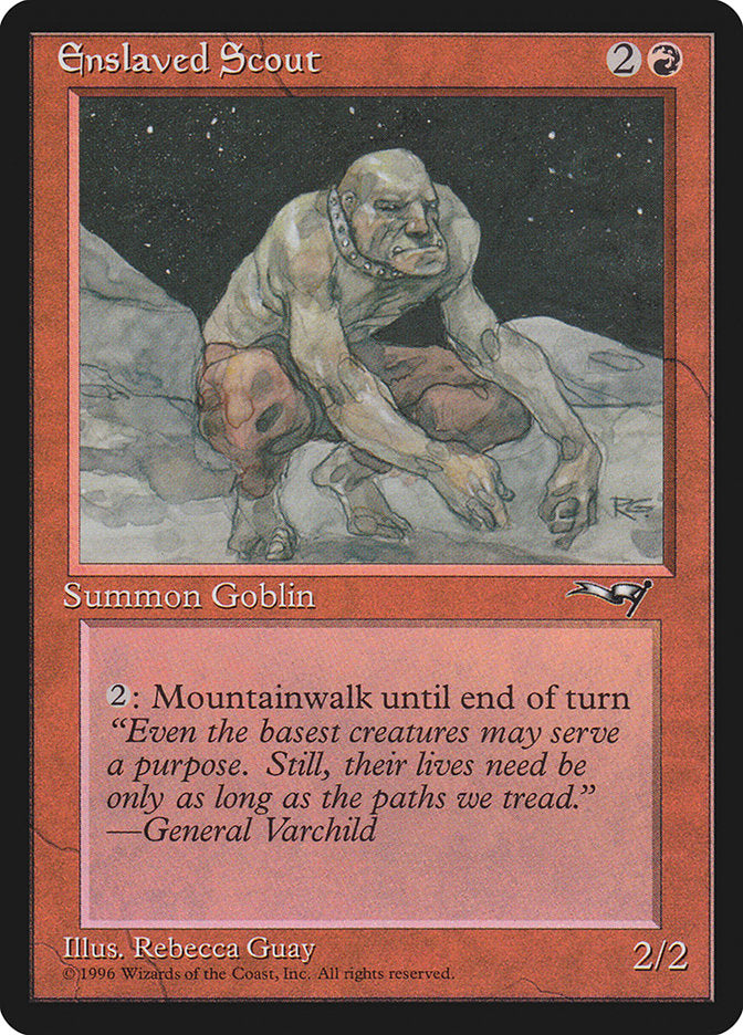 Enslaved Scout (Crouching) [Alliances] - Magic: The Gathering - Card Brawlers | Quebec | Canada |