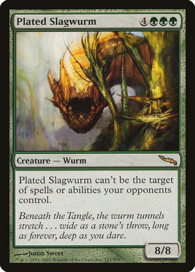 Plated Slagwurm [Mirrodin] - Magic: The Gathering - Card Brawlers | Quebec | Canada |
