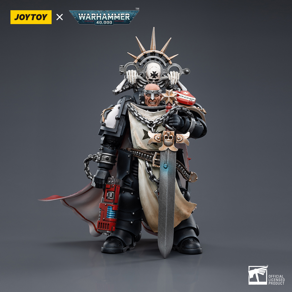 Joytoy - Warhammer 40k - Black Templars - Marshal Baldeckrath - (PREORDER) October 30, 2026
