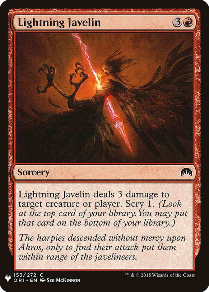 Lightning Javelin [Mystery Booster] - Magic: The Gathering - Card Brawlers | Quebec | Canada |
