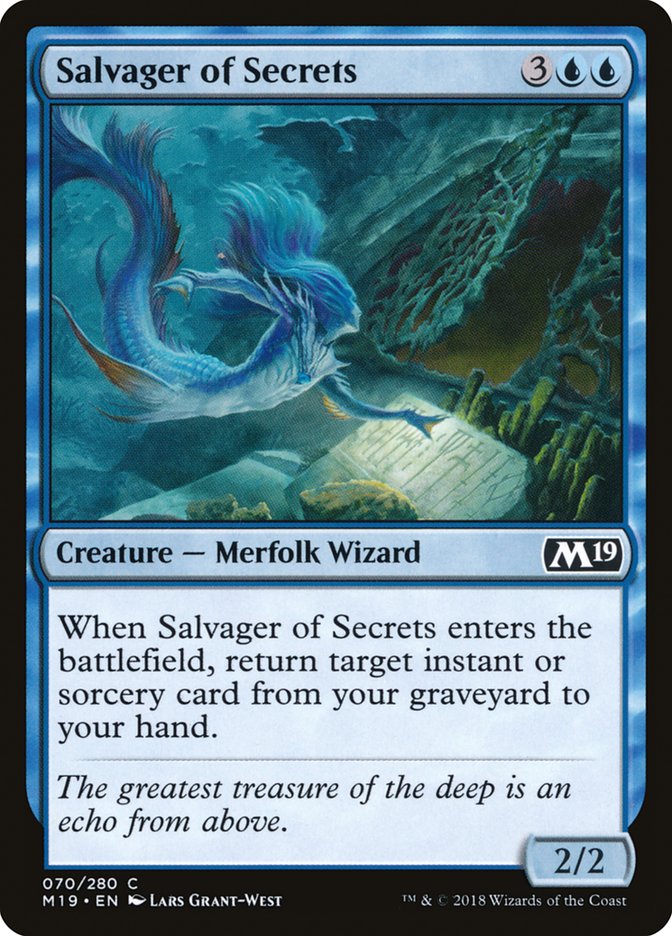 Salvager of Secrets [Core Set 2019] - Magic: The Gathering - Card Brawlers | Quebec | Canada |