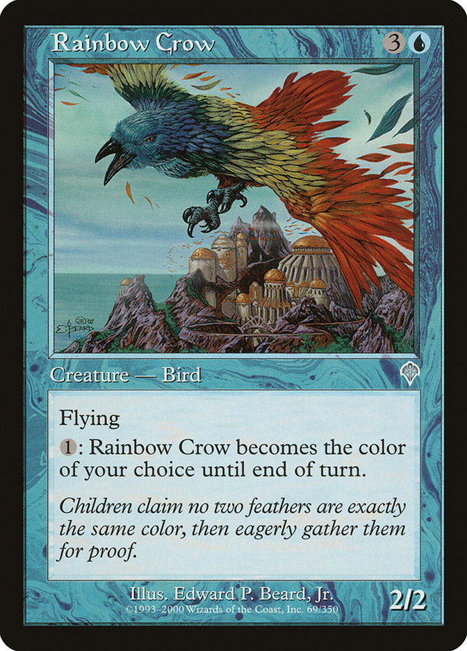 Rainbow Crow [Invasion] - Magic: The Gathering - Card Brawlers | Quebec | Canada |
