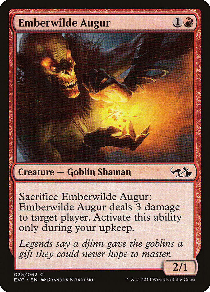 Emberwilde Augur (Elves vs. Goblins) [Duel Decks Anthology] - Magic: The Gathering - Card Brawlers | Quebec | Canada |