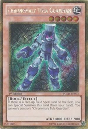 Chronomaly Tula Guardian [PGLD-EN003] Gold Secret Rare - Yu-Gi-Oh! - Card Brawlers | Quebec | Canada |
