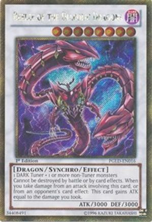 Beelze of the Diabolic Dragons [PGLD-EN016] Gold Secret Rare