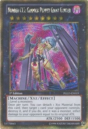 Number C15: Gimmick Puppet Giant Hunter [PGLD-EN019] Gold Secret Rare