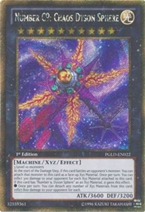 Number C9: Chaos Dyson Sphere [PGLD-EN022] Gold Secret Rare - Yu-Gi-Oh! - Card Brawlers | Quebec | Canada |