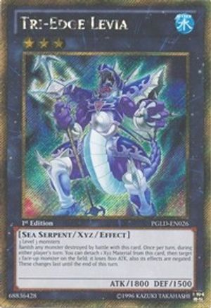 Tri-Edge Levia [PGLD-EN026] Gold Secret Rare - Yu-Gi-Oh! - Card Brawlers | Quebec | Canada |