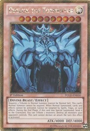 Obelisk the Tormentor [PGLD-EN030] Gold Secret Rare - Yu-Gi-Oh! - Card Brawlers | Quebec | Canada |