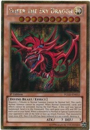 Slifer the Sky Dragon [PGLD-EN032] Gold Secret Rare - Yu-Gi-Oh! - Card Brawlers | Quebec | Canada |