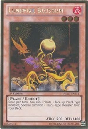 Lonefire Blossom [PGLD-EN034] Gold Rare - Yu-Gi-Oh! - Card Brawlers | Quebec | Canada |