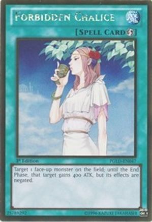 Forbidden Chalice [PGLD-EN047] Gold Rare - Yu-Gi-Oh! - Card Brawlers | Quebec | Canada |