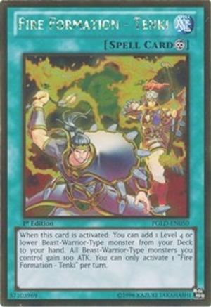 Fire Formation - Tenki [PGLD-EN050] Gold Rare - Yu-Gi-Oh! - Card Brawlers | Quebec | Canada |