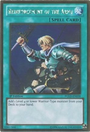 Reinforcement of the Army [PGLD-EN058] Gold Rare - Yu-Gi-Oh! - Card Brawlers | Quebec | Canada |