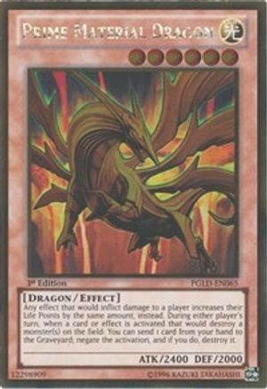 Prime Material Dragon [PGLD-EN065] Gold Rare - Yu-Gi-Oh! - Card Brawlers | Quebec | Canada |