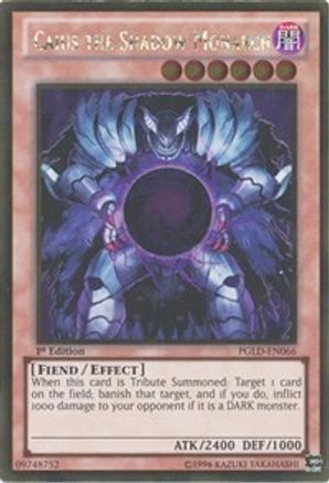 Caius the Shadow Monarch [PGLD-EN066] Gold Rare - Yu-Gi-Oh! - Card Brawlers | Quebec | Canada |