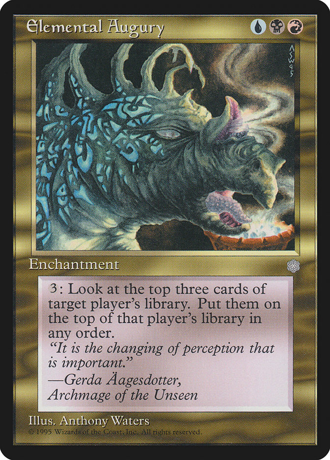 Elemental Augury [Ice Age] - Magic: The Gathering - Card Brawlers | Quebec | Canada |