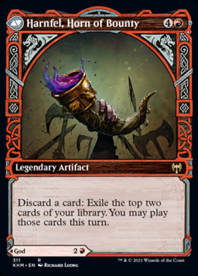 Birgi, God of Storytelling // Harnfel, Horn of Bounty (Showcase) [Kaldheim] - Magic: The Gathering - Card Brawlers | Quebec | Canada |