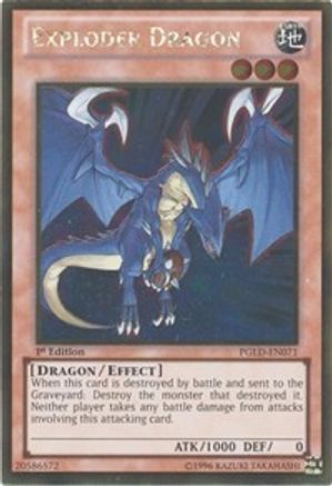 Exploder Dragon [PGLD-EN071] Gold Rare - Yu-Gi-Oh! - Card Brawlers | Quebec | Canada |