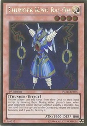 Thunder King Rai-Oh [PGLD-EN075] Gold Rare - Yu-Gi-Oh! - Card Brawlers | Quebec | Canada |
