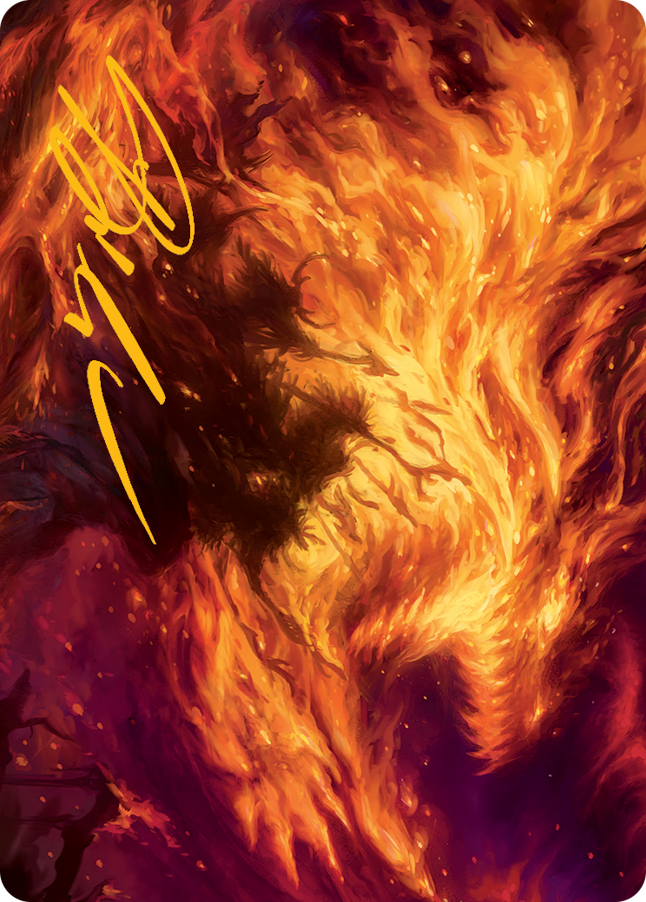 Stoke the Flames Art Card (Gold-Stamped Signature) [March of the Machine Art Series] - Magic: The Gathering - Card Brawlers | Quebec | Canada |