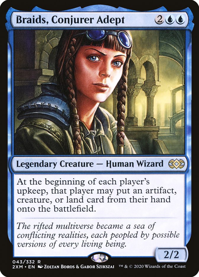 Braids, Conjurer Adept [Double Masters] - Magic: The Gathering - Card Brawlers | Quebec | Canada |