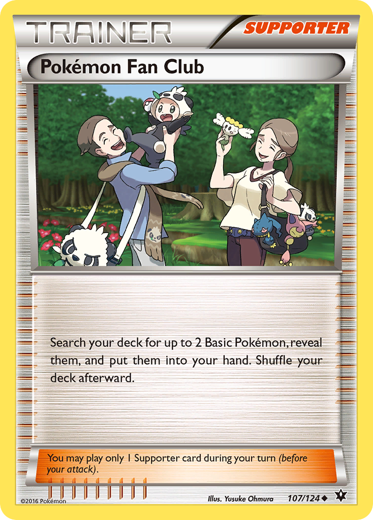 Pokemon Fan Club (107/124) [XY: Fates Collide] - Pokémon - Card Brawlers | Quebec | Canada |