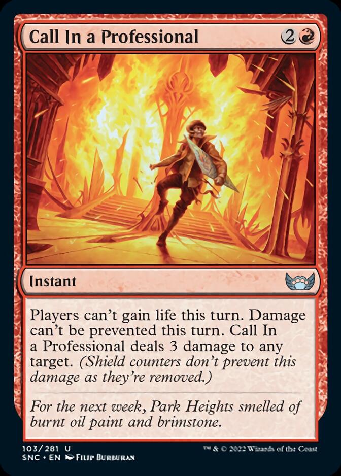 Call In a Professional [Streets of New Capenna] - Magic: The Gathering - Card Brawlers | Quebec | Canada |