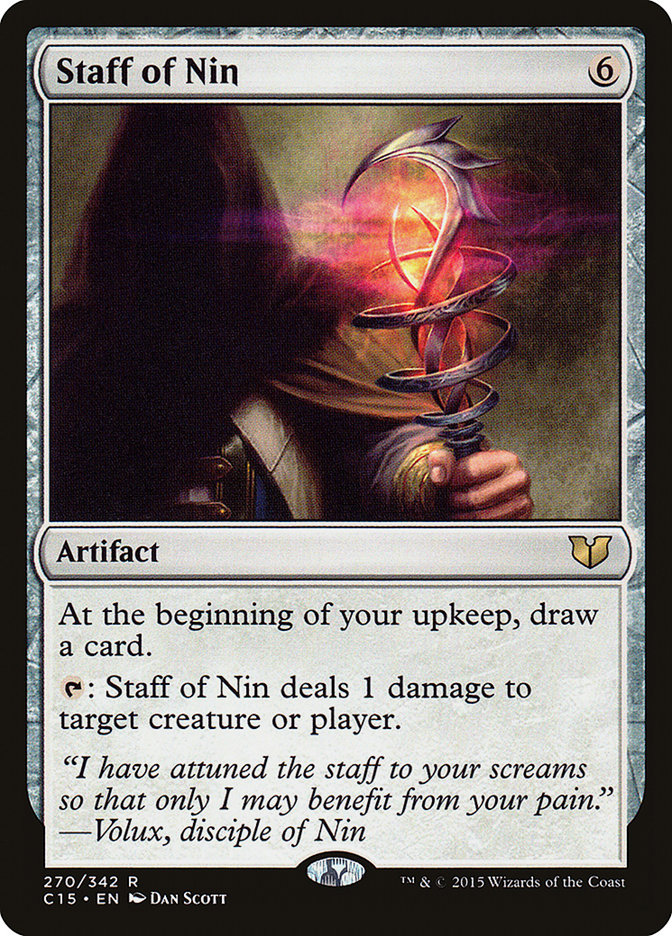 Staff of Nin [Commander 2015] - Magic: The Gathering - Card Brawlers | Quebec | Canada |