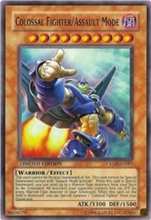 Colossal Fighter/Assault Mode [CRMS-ENSP1] Super Rare - Yu-Gi-Oh! - Card Brawlers | Quebec | Canada |