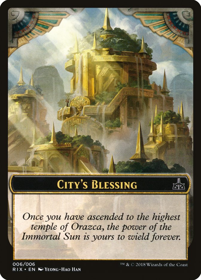 City's Blessing [Rivals of Ixalan Tokens] - Magic: The Gathering - Card Brawlers | Quebec | Canada |