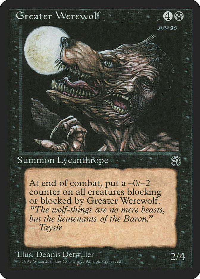 Greater Werewolf [Homelands] - Magic: The Gathering - Card Brawlers | Quebec | Canada |