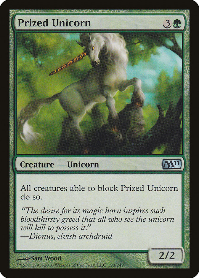 Prized Unicorn [Magic 2011] - Magic: The Gathering - Card Brawlers | Quebec | Canada |