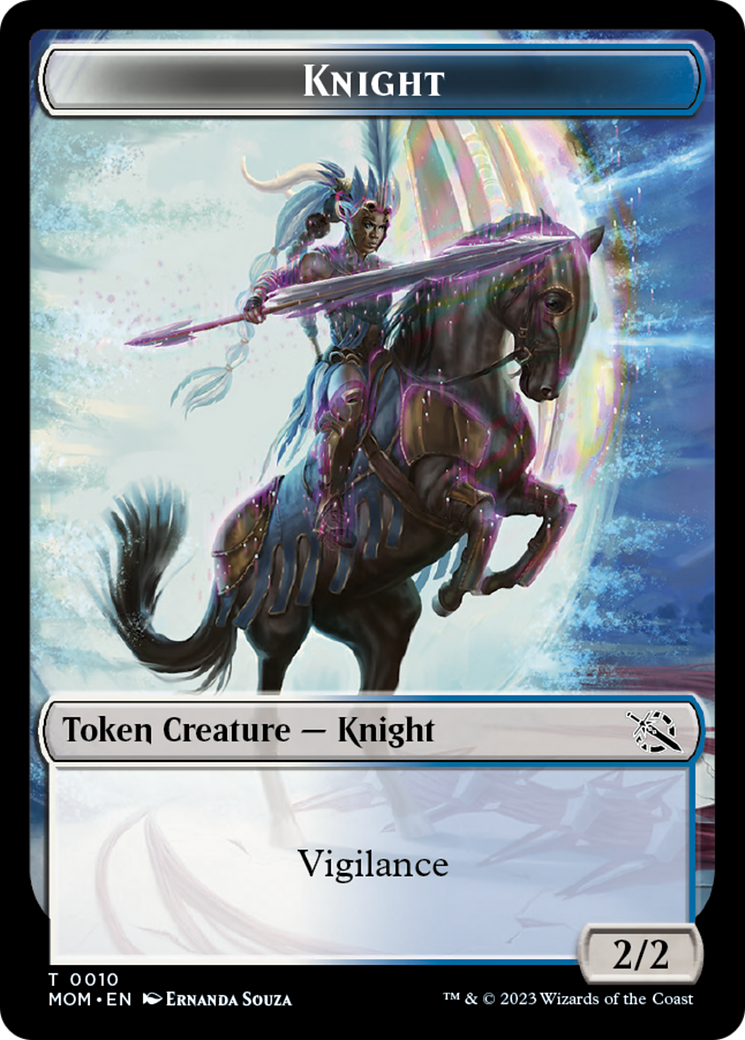 Soldier // Knight Double-Sided Token [March of the Machine Tokens] - Magic: The Gathering - Card Brawlers | Quebec | Canada |