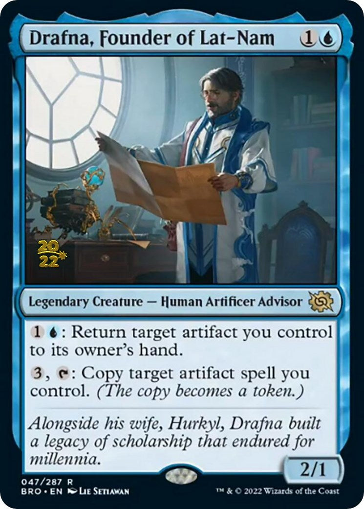 Drafna, Founder of Lat-Nam [The Brothers' War Prerelease Promos] - Magic: The Gathering - Card Brawlers | Quebec | Canada |