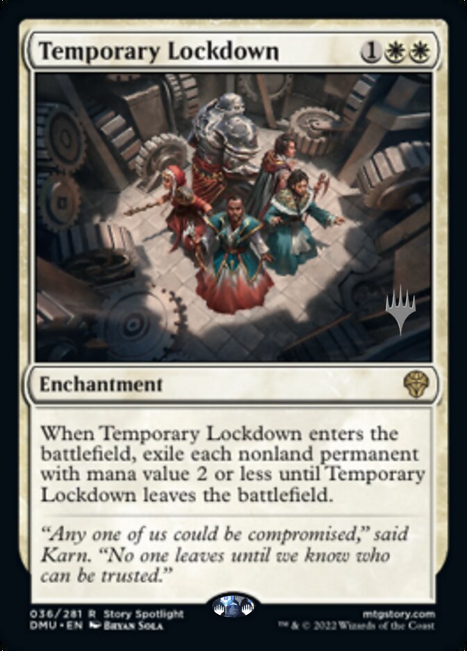 Temporary Lockdown (Promo Pack) [Dominaria United Promos] - Magic: The Gathering - Card Brawlers | Quebec | Canada |