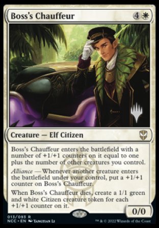 Boss's Chauffeur (Promo Pack) [Streets of New Capenna Commander Promos] - Magic: The Gathering - Card Brawlers | Quebec | Canada |